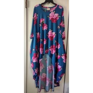 Gorgeous Print Zadie B High Low Bubble Tunic